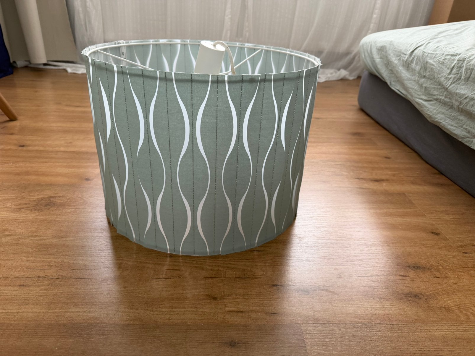 Plafoon lamp, Huis en Inrichting, Hanglamp, Blauw, Ophalen of Verzenden, Zo goed als nieuw