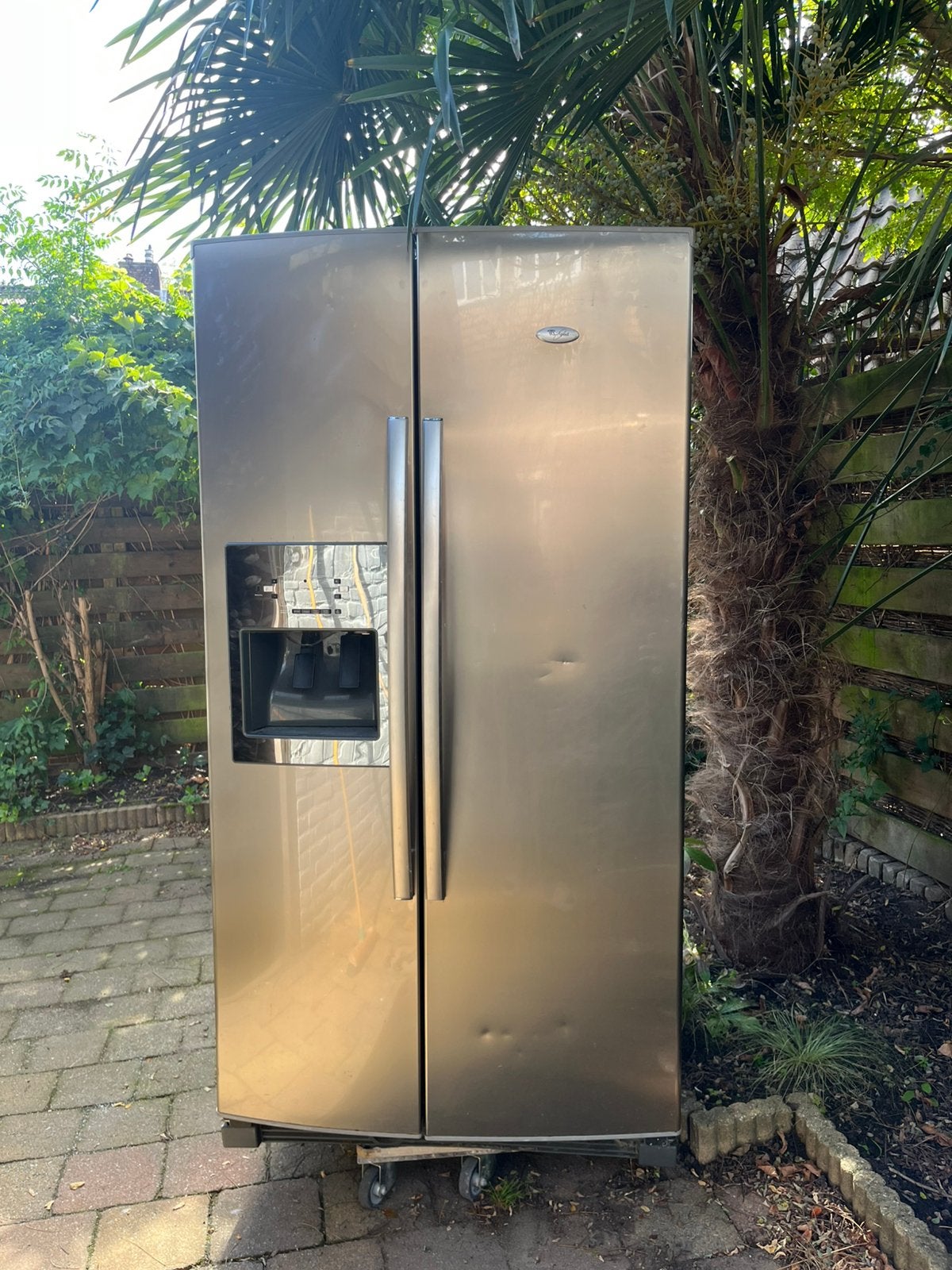 Whirlpool Amerikaanse koelkast met vriezer en waterdispenser