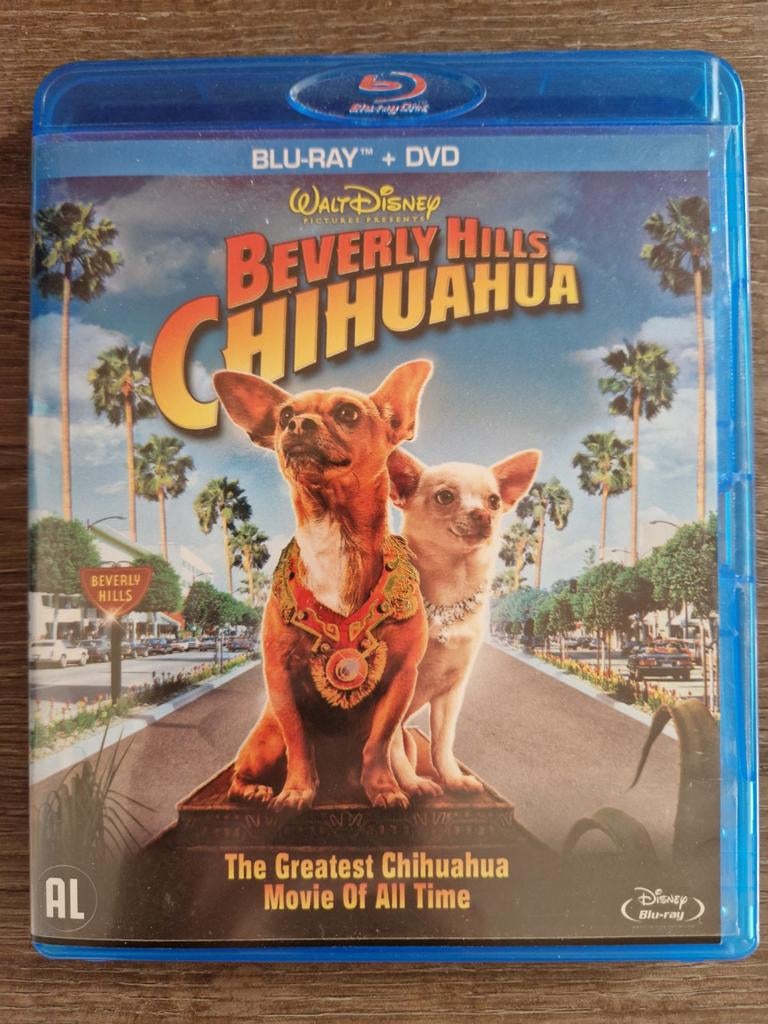 Beverly Hills Chihuahua (2008) blu-ray + dvd, Ophalen of Verzenden, Zo goed als nieuw, Humor en Cabaret