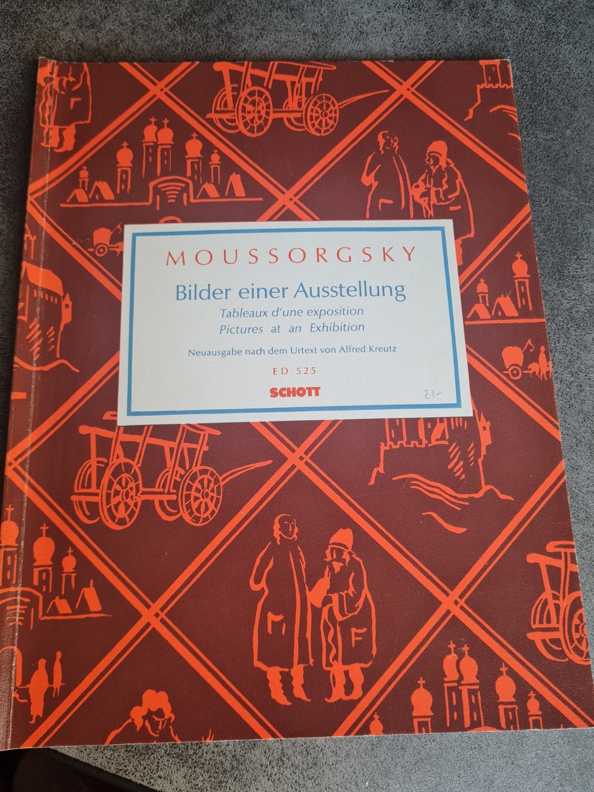 Moussorgsky - Bilder einer Ausstellung (Pianoboek), Ophalen of Verzenden