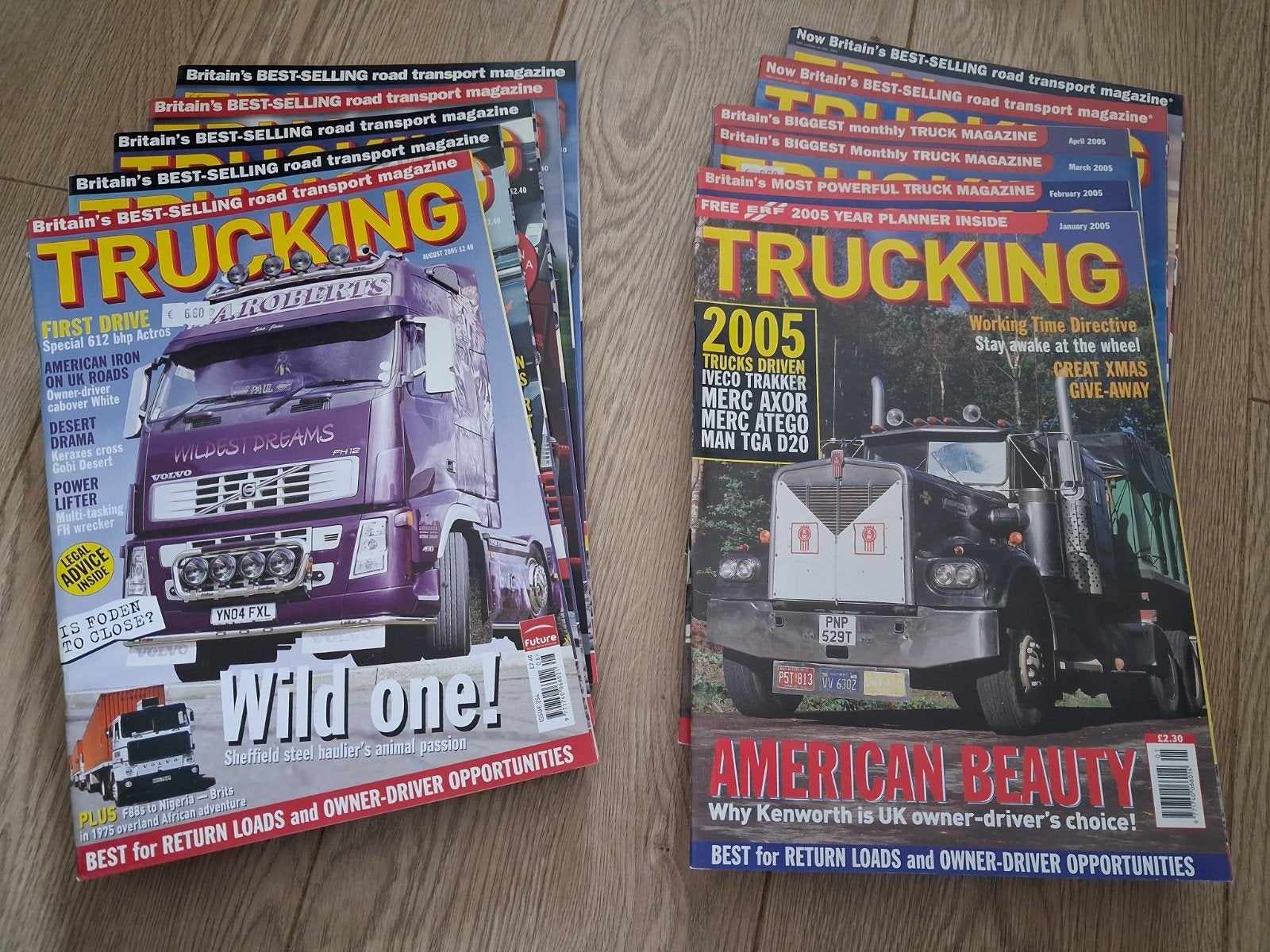 Trucking Magazine - Diverse uitgaven 2005, Boeken, Ophalen of Verzenden, Gelezen, Overige typen