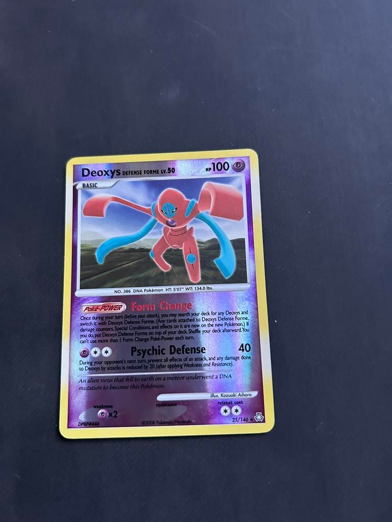 Deoxys reverse 25, Hobby en Vrije tijd, Verzamelkaartspellen | Pokémon, Nieuw, Losse kaart, Foil, Ophalen of Verzenden