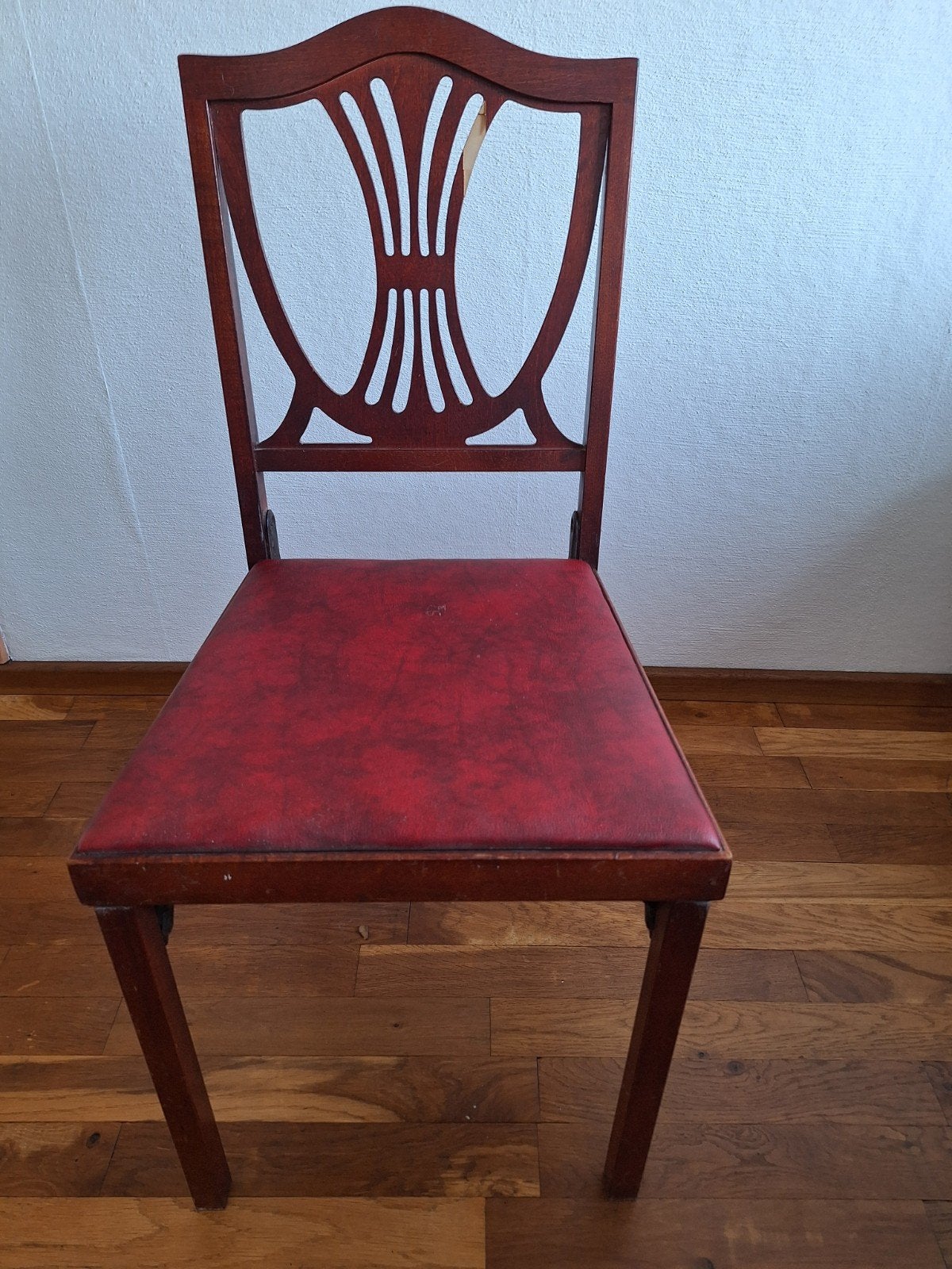 Vintage Leg-O-Matic Klapstoel – US Patent (Jaren '40/'50), Ophalen of Verzenden