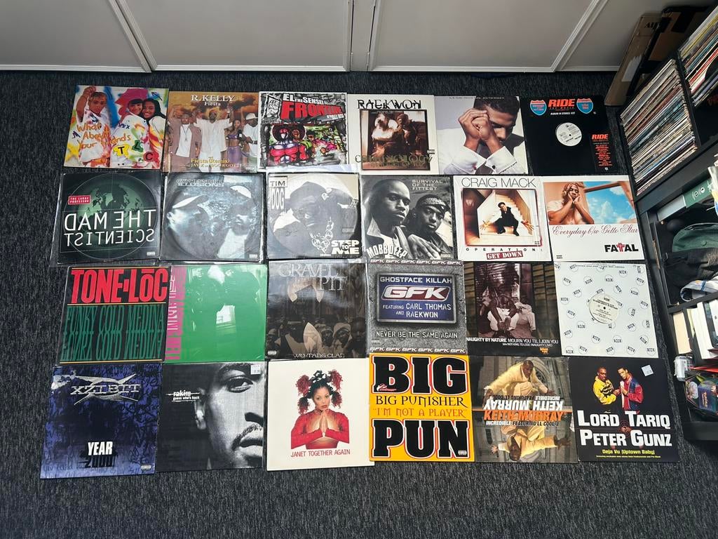 Hiphop / Rap Lp Collectie maxi’s en albums, Cd's en Dvd's, Vinyl | Hiphop en Rap, Ophalen of Verzenden, 1985 tot 2000, Gebruikt