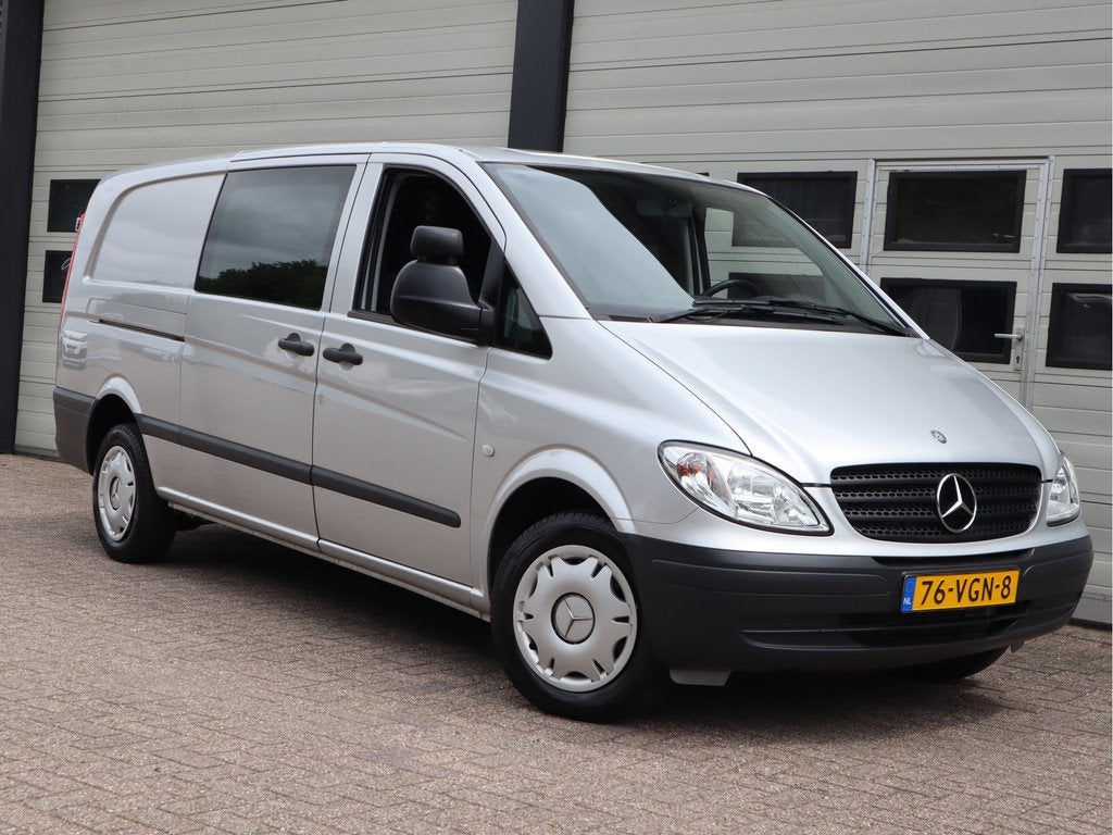 Mercedes-Benz Vito 109 CDI Lang L2 - DC 5 Pers. - MARGE - Ai, Auto's, Gebruikt, 4 cilinders, Bedrijf, Grijs