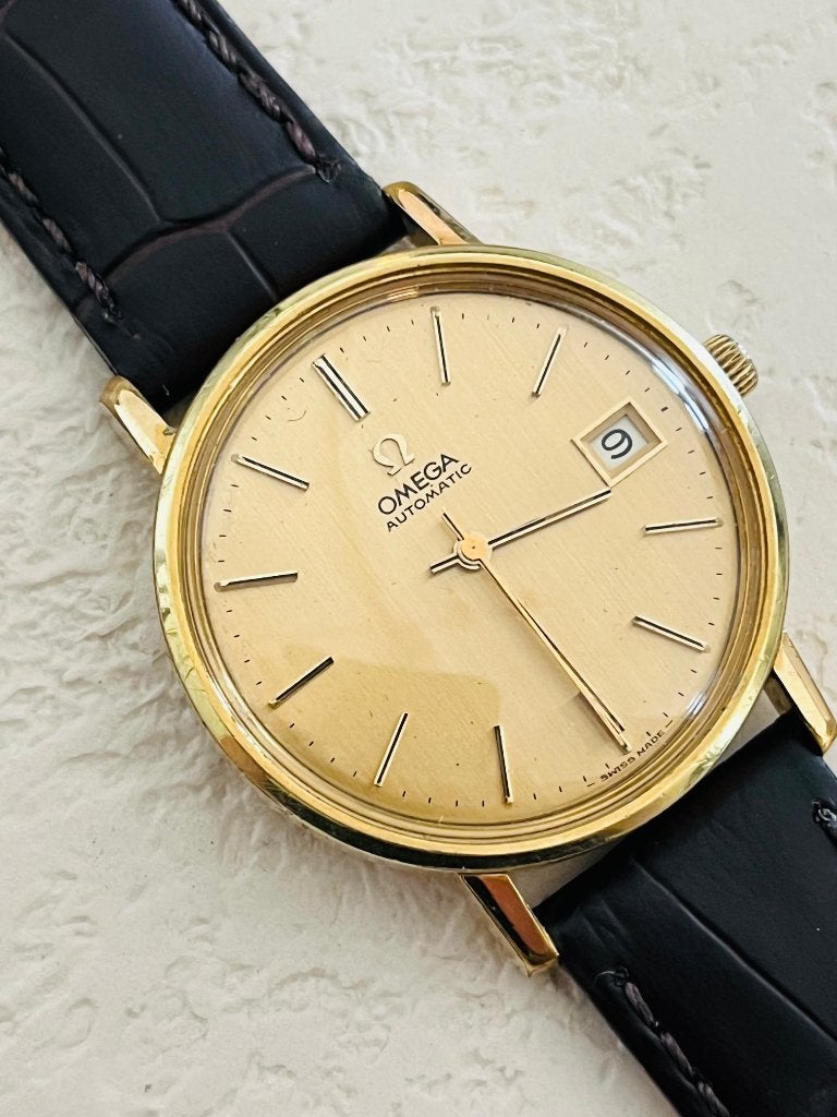 Vintage automatic Omega horloge, Sieraden, Tassen en Uiterlijk, Horloges | Heren, Overige materialen, Polshorloge, Ophalen of Verzenden