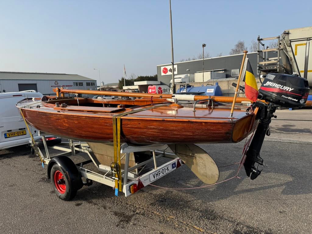 16m² Zestienkwadraat Zeilboot “Anna” incl. Motor & Trail, Watersport en Boten, Kajuitzeilboten en Zeiljachten, Jancnoppert@gmail.com