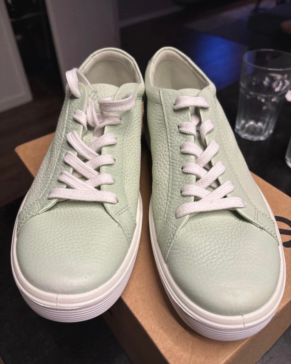 Nieuwe ECCO Soft 60 W sneakers - Lichtgroen, Ophalen of Verzenden, Nieuw, Groen, Sneakers of Gympen