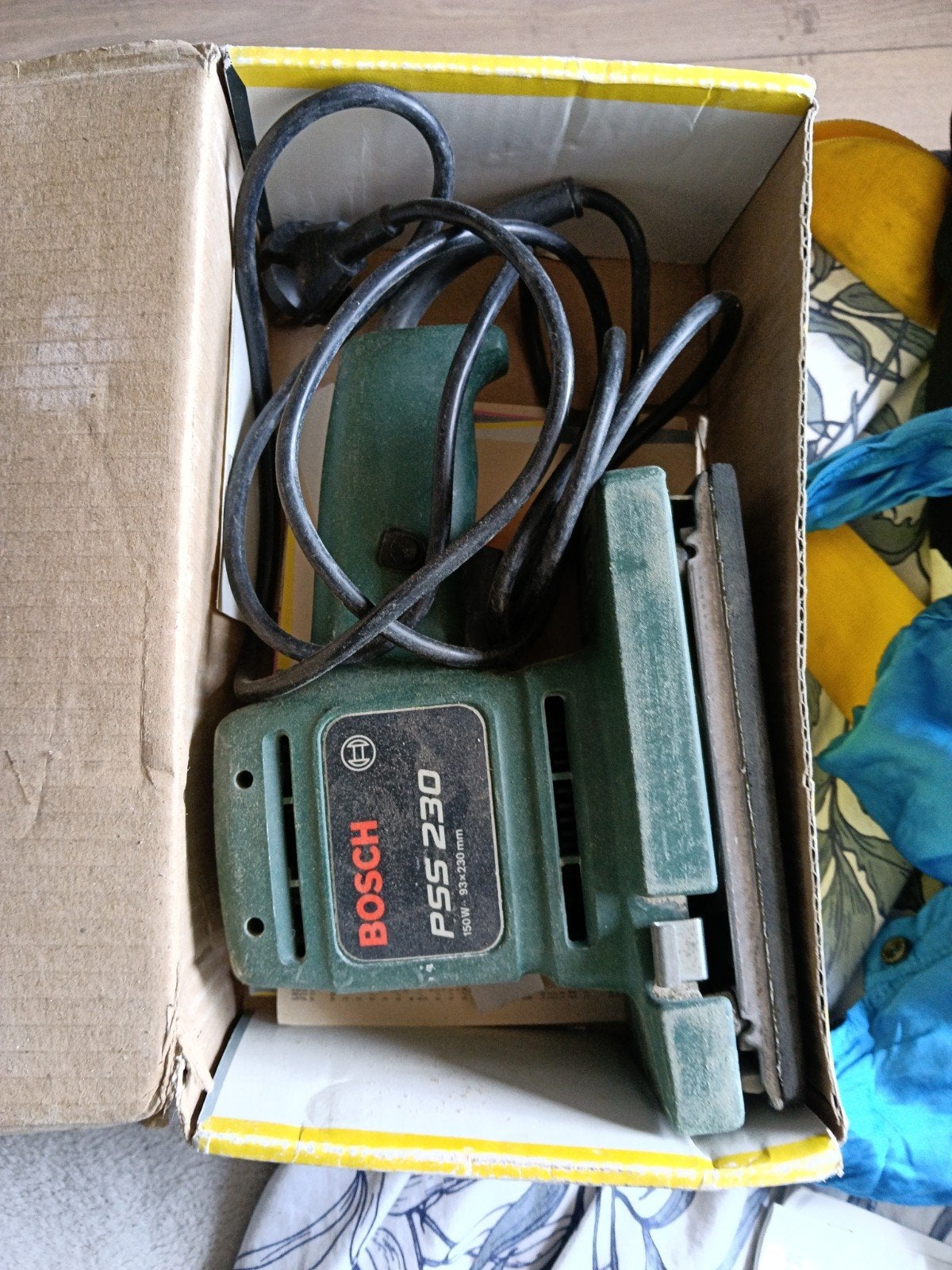 Bosch PSS 230 Vlakschuurmachine - Gebruikt, Ophalen, Gebruikt, Minder dan 600 watt, Vlakschuurmachine