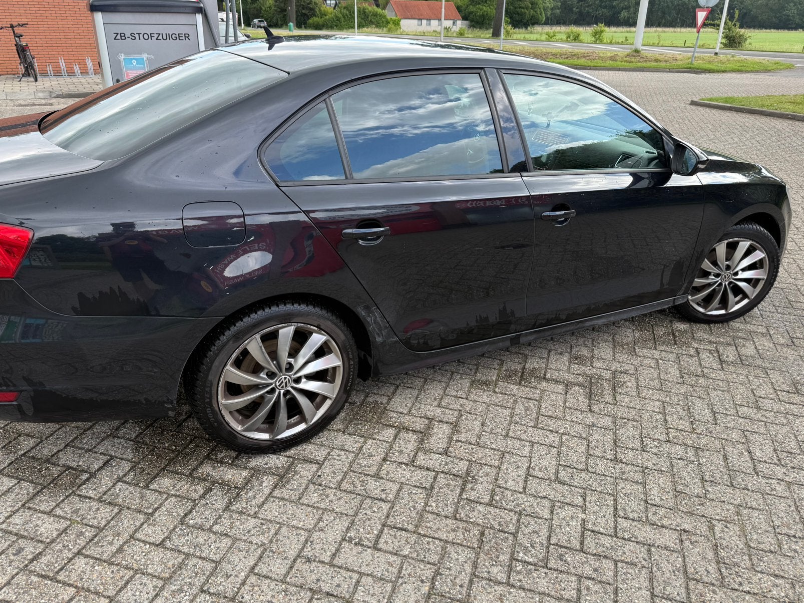 Volkswagen Jetta 1.2TSI 77KW H6 2013 Zwart, Auto's, Voorwielaandrijving, Zwart, Origineel Nederlands, Handgeschakeld