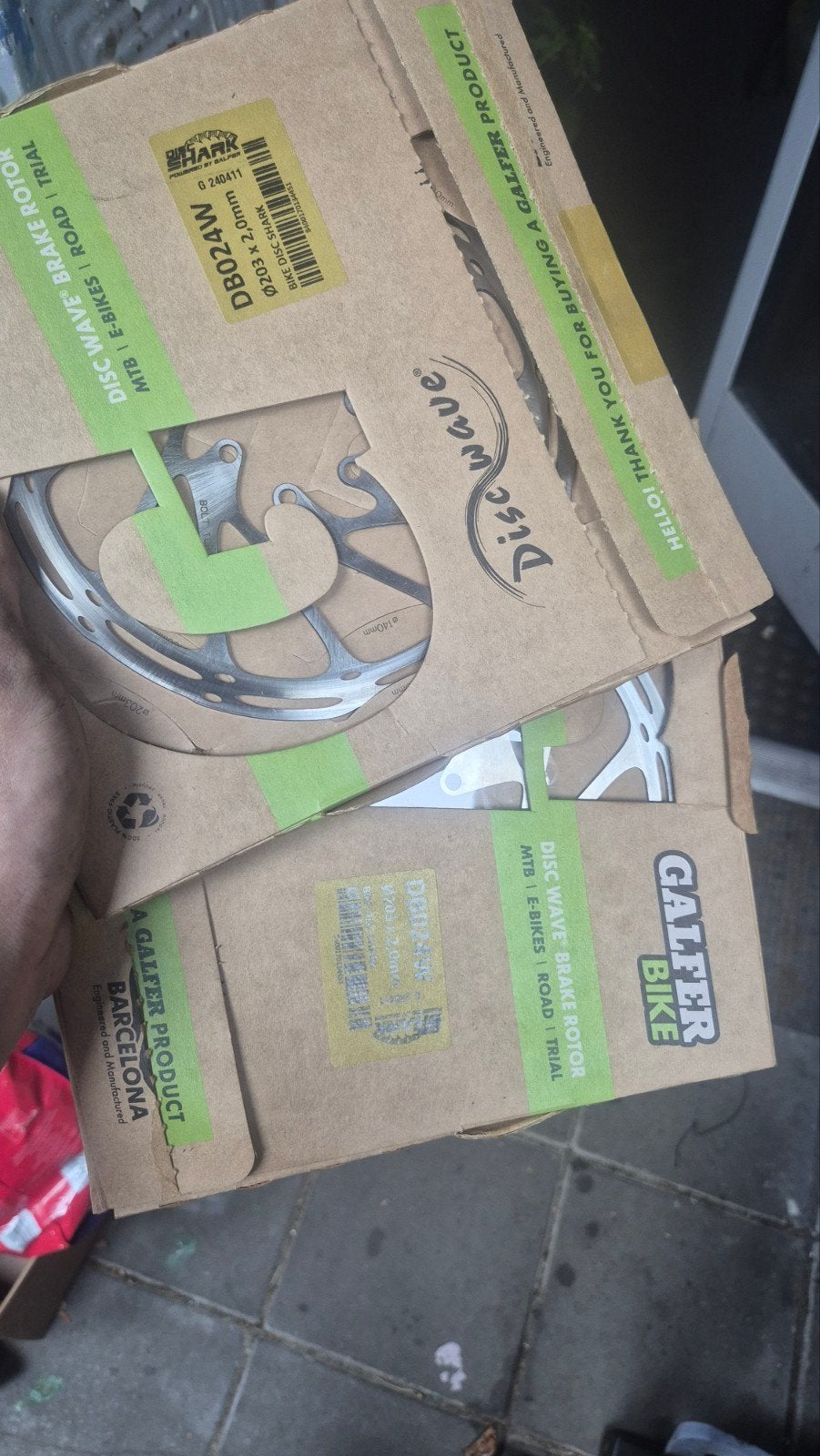 SRAM Centerline MTB Remschijven 180mm & 200mm (2x), Fietsen en Brommers, Fietsonderdelen, Remmen, Ophalen of Verzenden, Zo goed als nieuw