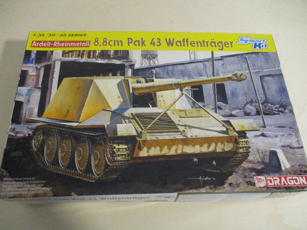 Dragon 8.8cm pak 43 waffentragger, Overige merken, Tank, 1:32 tot 1:50, Ophalen of Verzenden