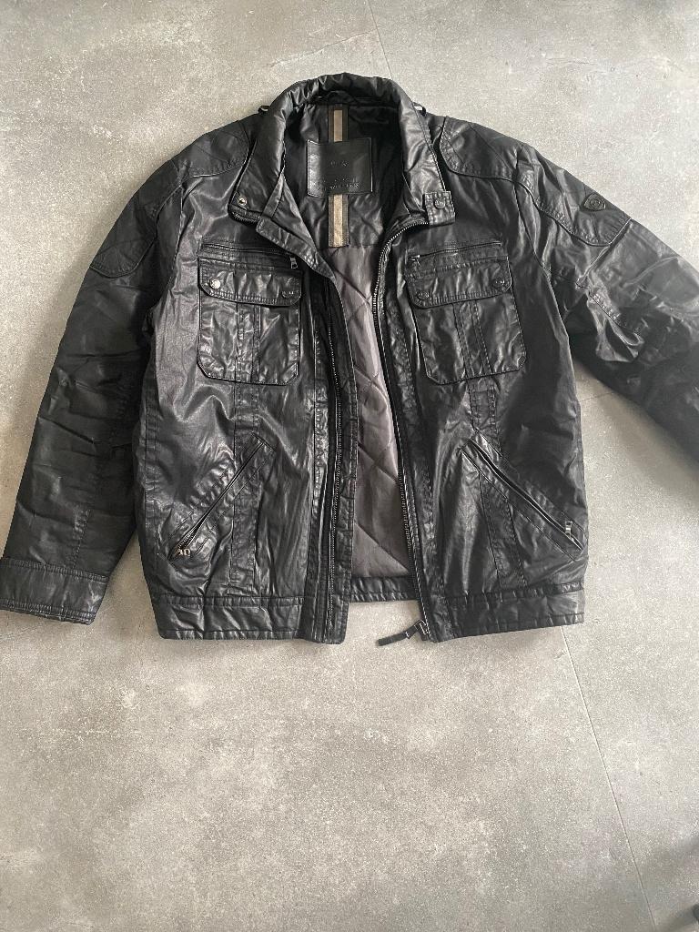 Jas, Ophalen of Verzenden, Zo goed als nieuw, Maat 46/48 (XL) of groter, Zwart