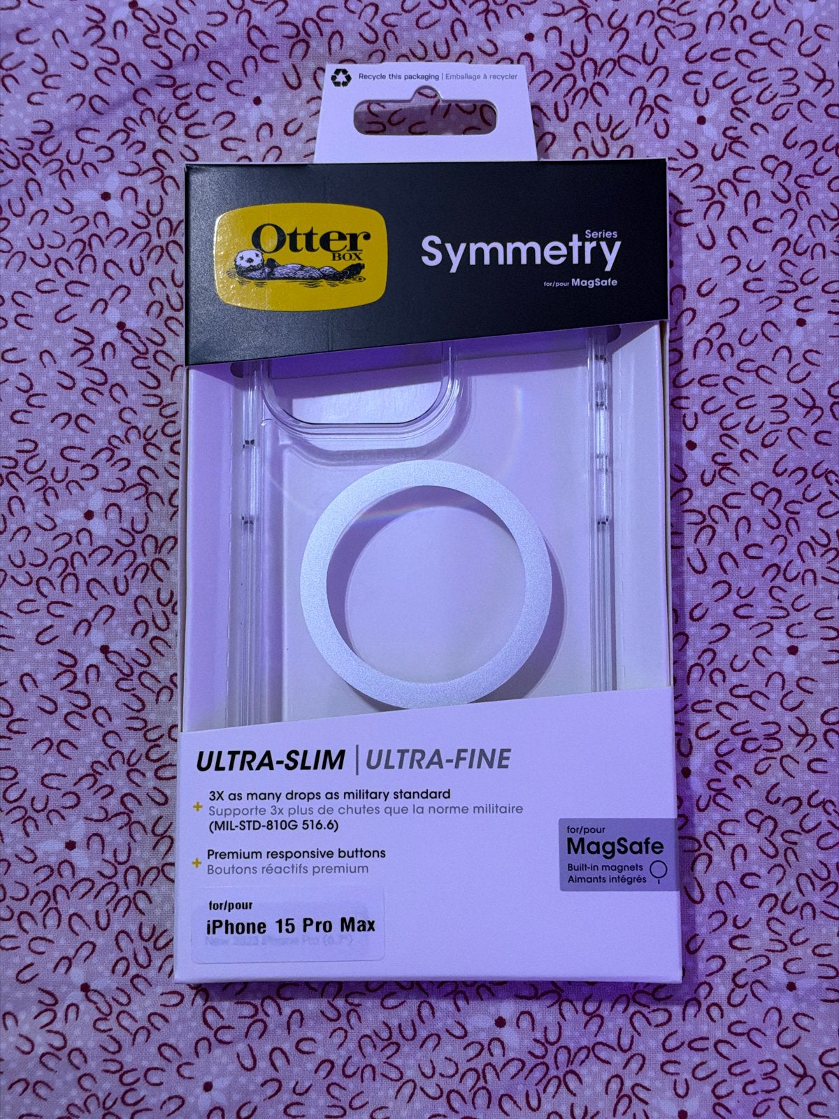 Foto 2 van OtterBox Symmetry Series MagSafe Hoesje iPhone 15 Pro Max