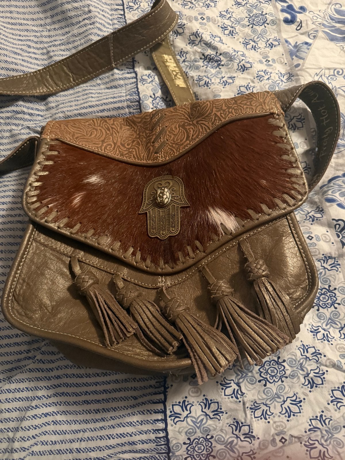 Pretty Hot And Tempting PH & T grote nieuwe crossbody tas, Ophalen of Verzenden, Nieuw, Bruin, Schoudertasje