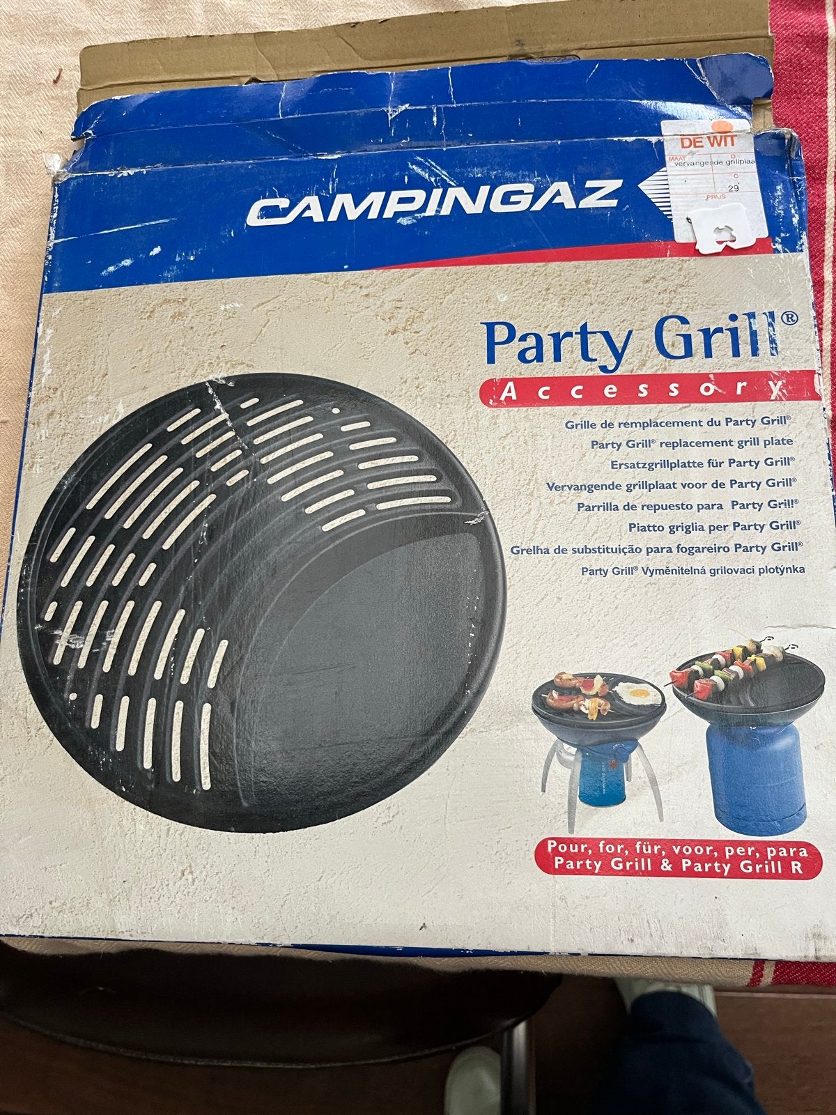Campingaz Party Grill Accessoire - Grillplaat, Ophalen of Verzenden, Nieuw