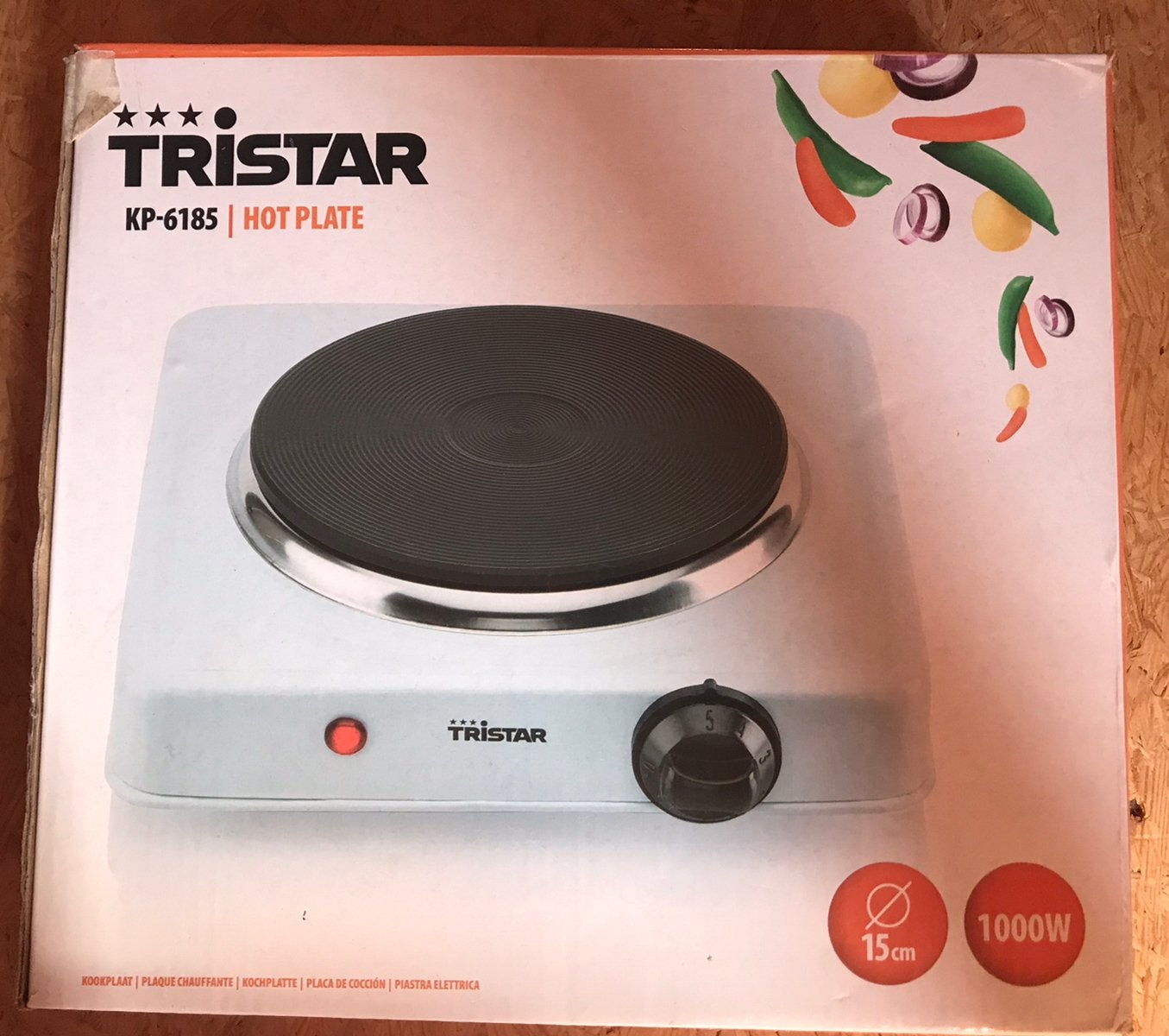 TriStar hot Plate camping kookplaat, Ophalen of Verzenden, Gebruikt