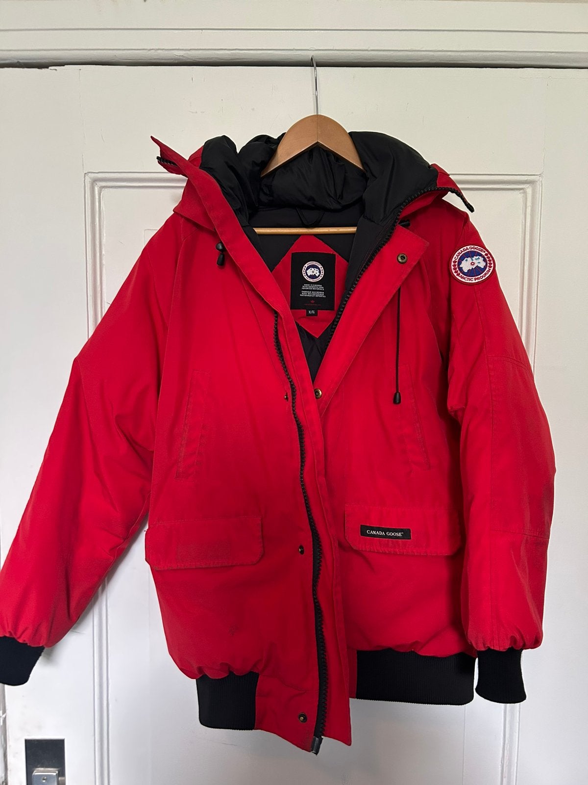 Originele Canada Goose Jas XL, Ophalen of Verzenden, Maat 56/58 (XL), Rood