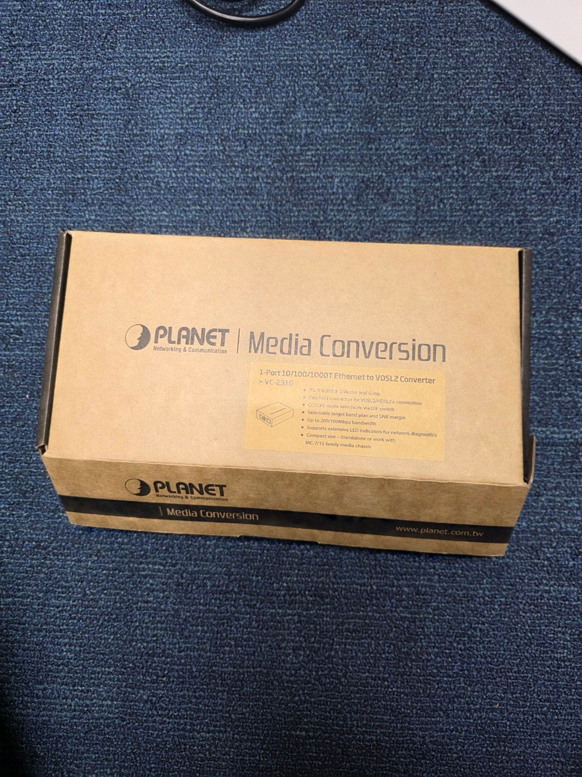 Planet VC-231G Gigabit Ethernet over VDSL2 Bridge, Ophalen of Verzenden, Nieuw