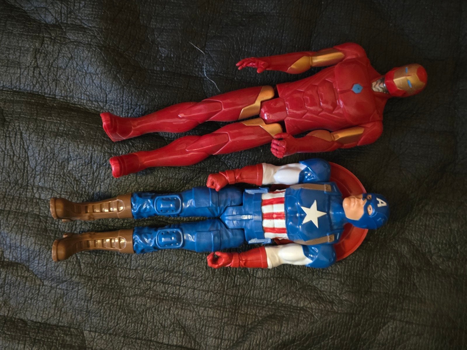 Marvel Avengers actiefiguren: Iron Man & Captain America, Kinderen en Baby's, Ophalen, Gebruikt