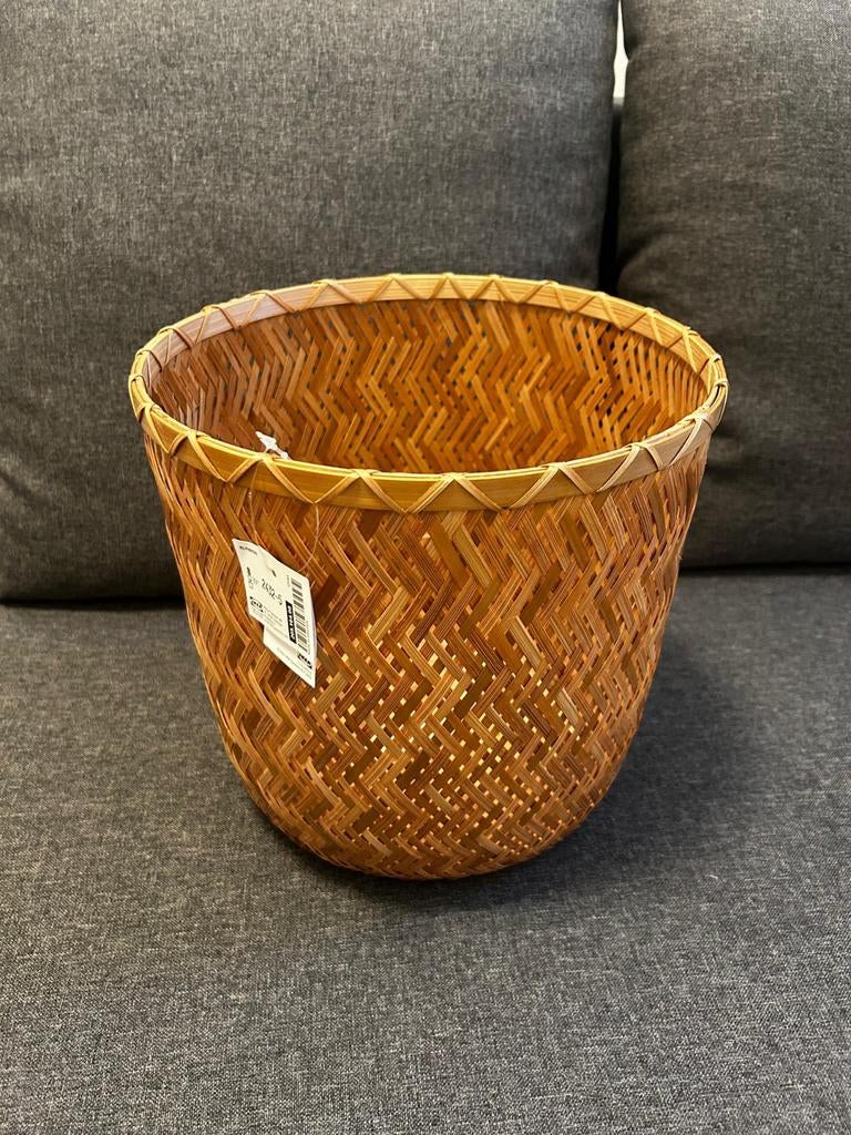 Decoratieve rieten mand - Nieuw, Ophalen of Verzenden