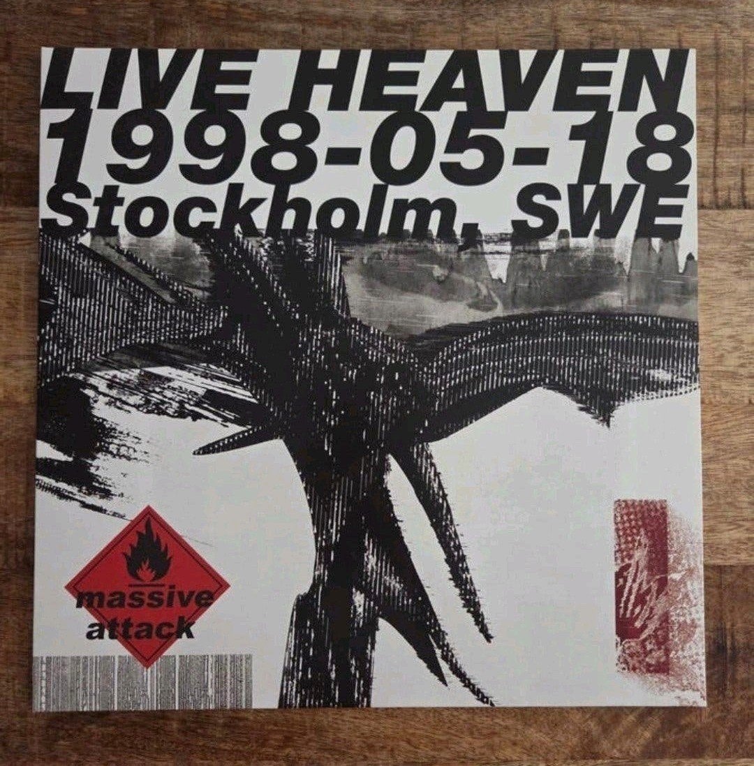Lp massive attack live heaven 1998-05-18 Stockholm swe, Ophalen of Verzenden, Zo goed als nieuw, 12 inch