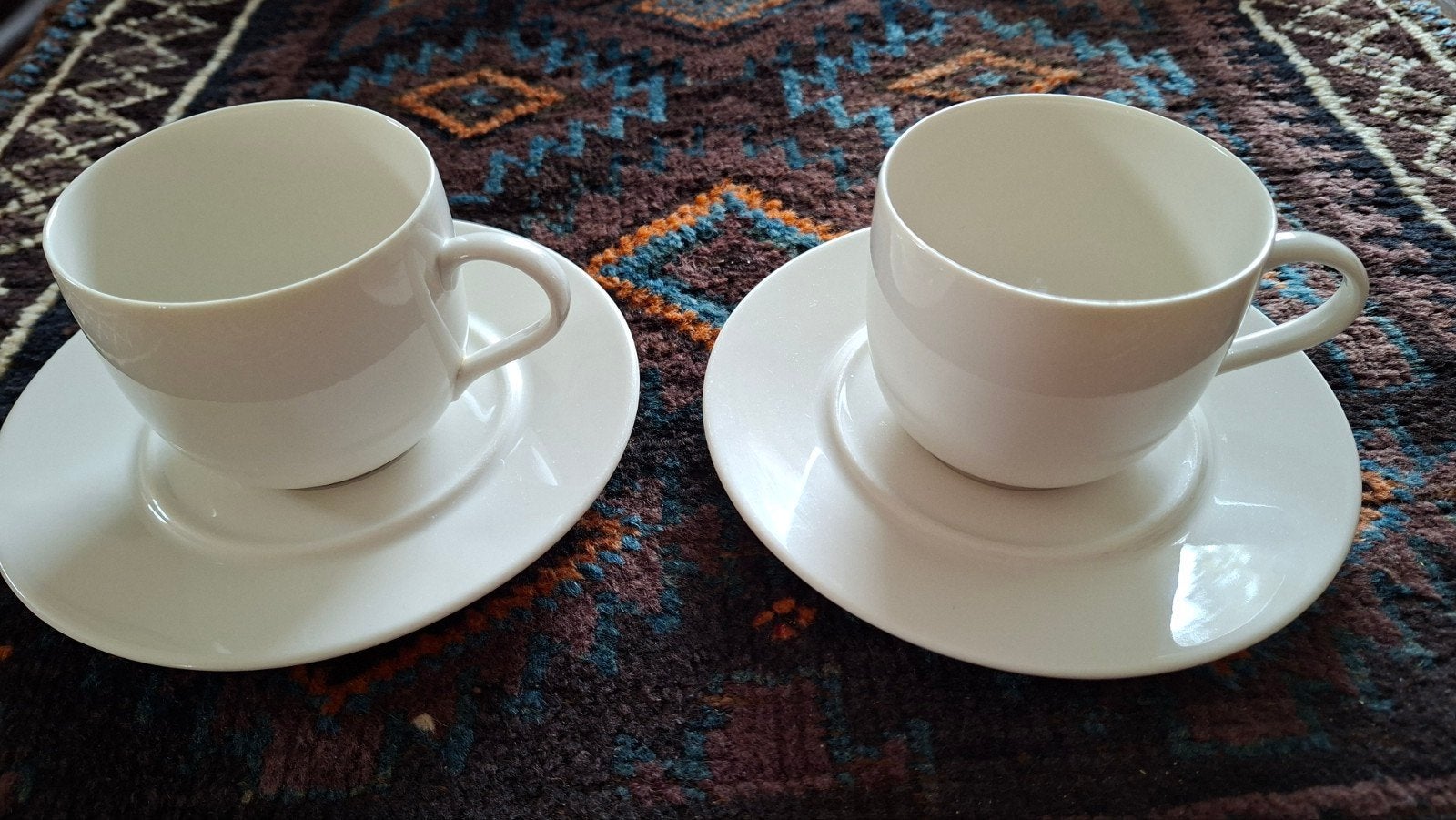 2 Alessi koffie/thee kop en schotel Nieuw, Ophalen of Verzenden, Nieuw, Porselein, Kop en/of schotel
