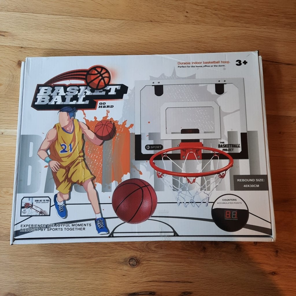 Basketball Go Hard | Indoor mini hoop *NIEUW*, Ophalen of Verzenden, Nieuw, Ring, Bord of Paal