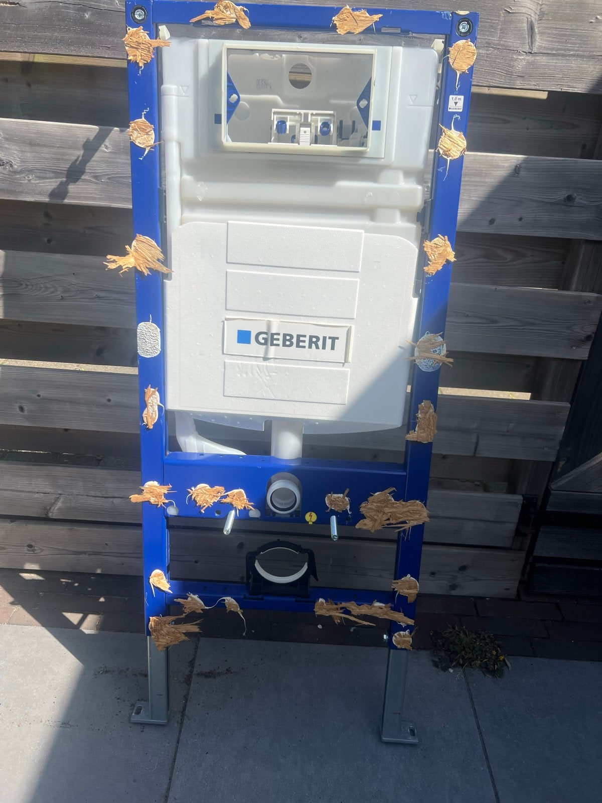 Geberit inbouwreservoir voor wandcloset, Ophalen, Gebruikt, Toilet