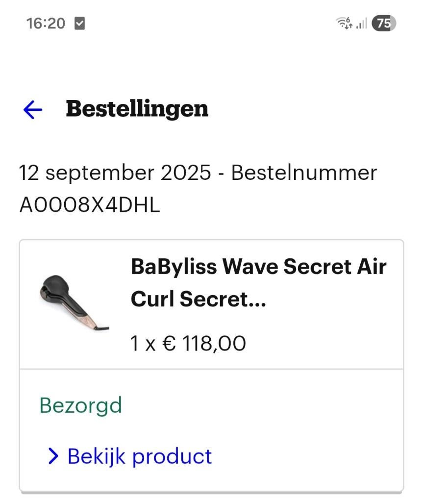 Babyliss Wave Secret Air Curl Secret, Ophalen of Verzenden, Zo goed als nieuw, Haarverzorging