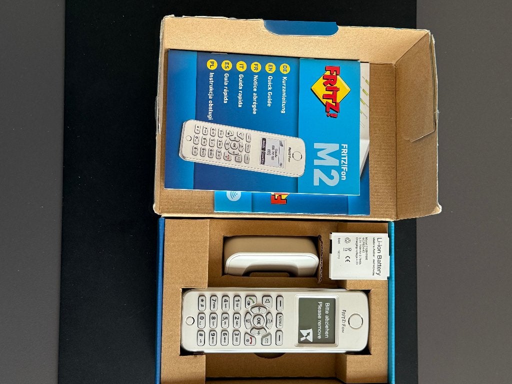 FRITZ!Fon M2 draadloze DECT-telefoon – nieuw in doos, Ophalen of Verzenden, Nieuw, 1 handset