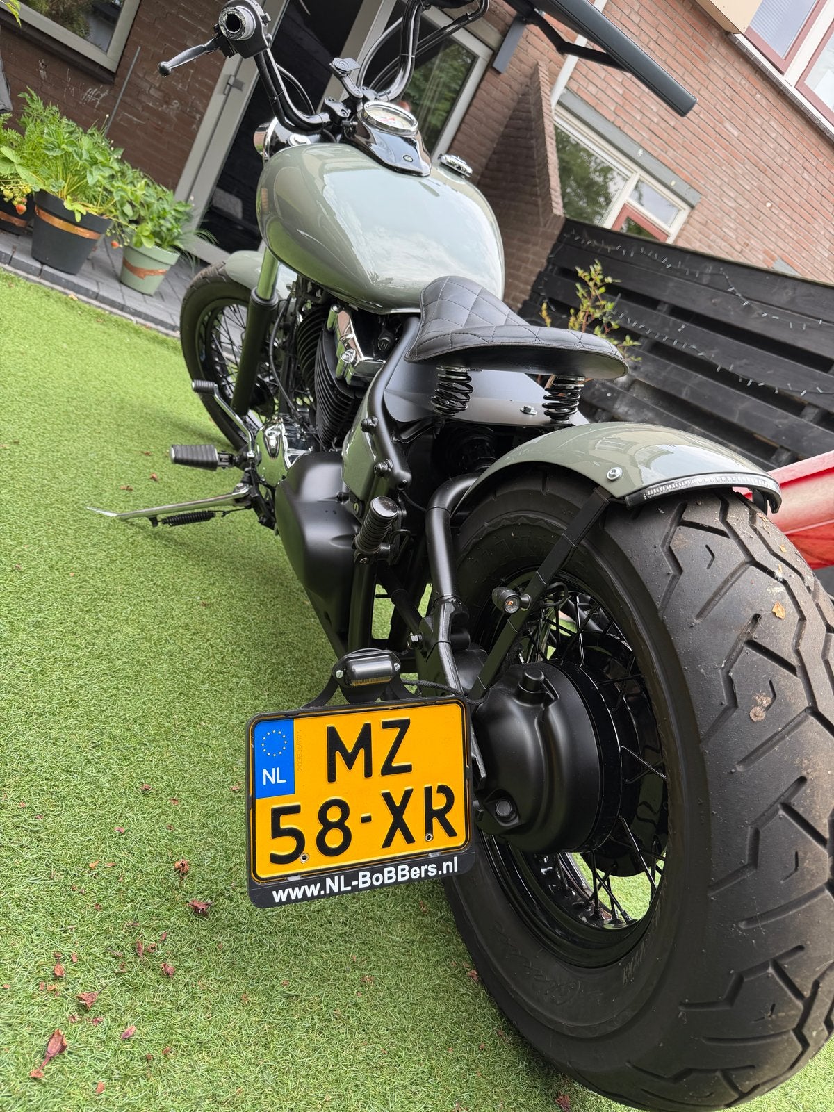 Stoere Yamaha XVS650 Bobber
