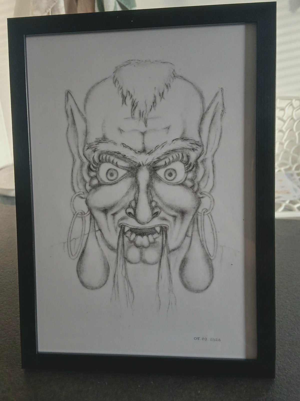 Efteling tekening Djinn Fata Morgana, Verzamelen, Efteling, Ophalen of Verzenden
