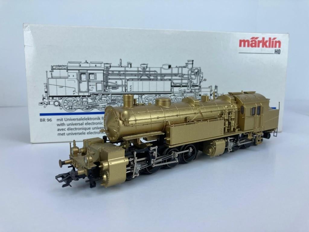 Märklin 34969 – BR 96 “Mallet” Stoomlocomotief – Goud, Hobby en Vrije tijd, Modeltreinen | H0, Wisselstroom, Locomotief, -, -