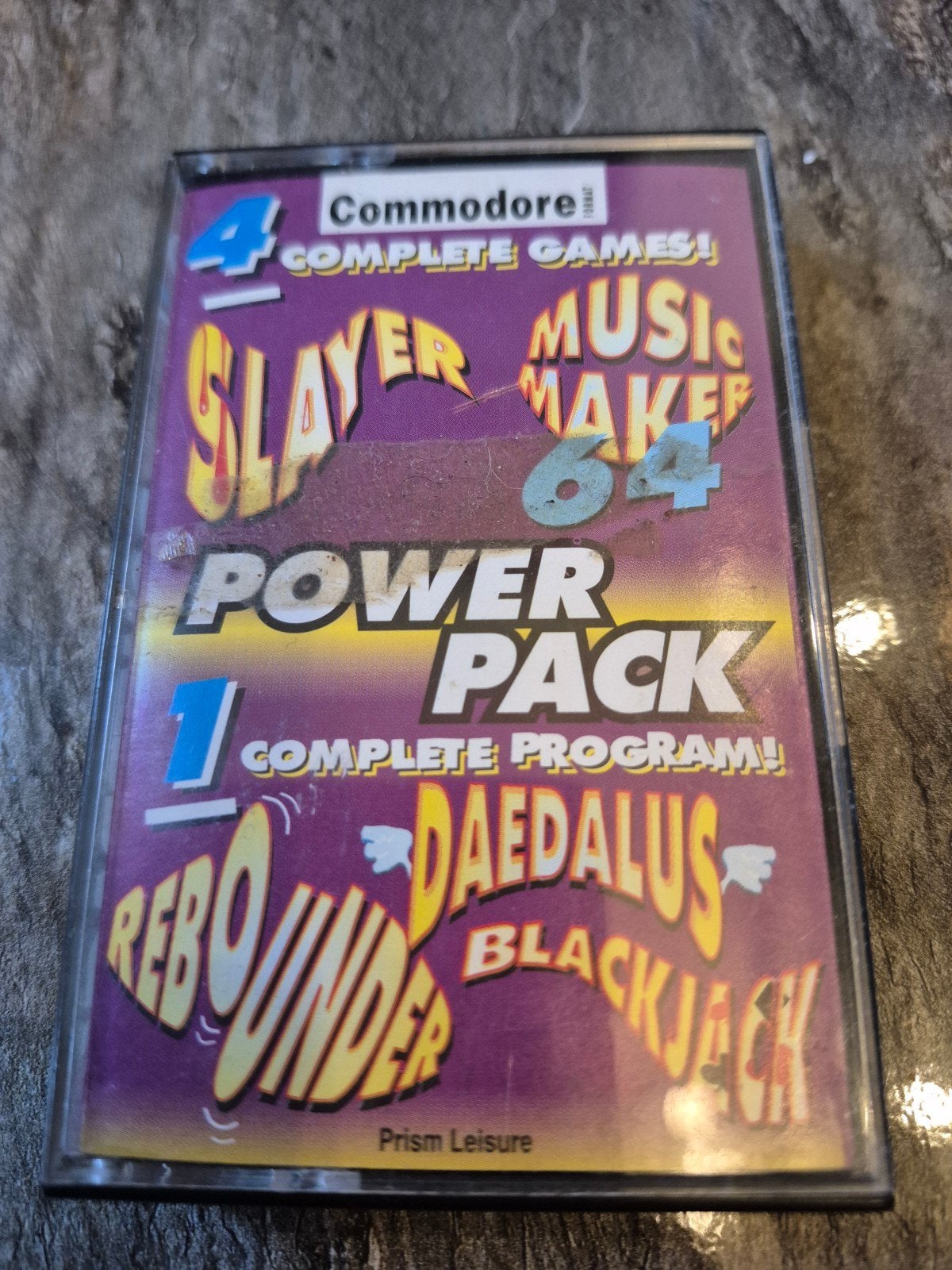 Commodore 64 Power Pack 30 : 4 games + 1 programma, 1 speler, Ophalen of Verzenden, Gebruikt, Avontuur en Actie