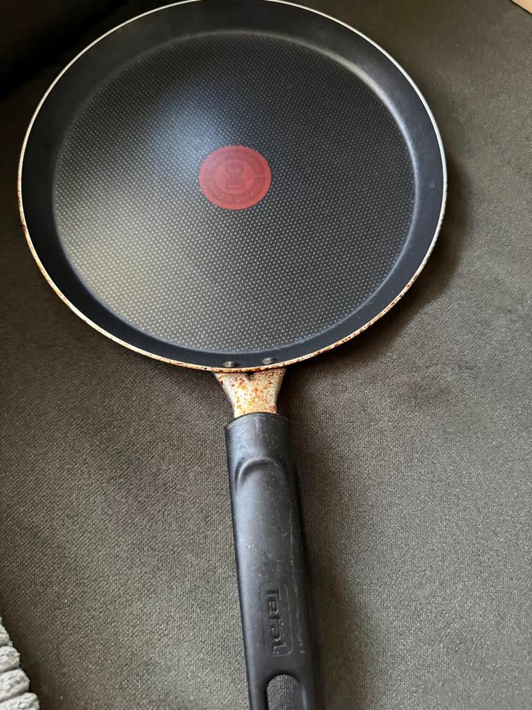 Tefal pannenkoeken pan koekenpan, Ophalen of Verzenden, Gebruikt, Aluminium, Koekenpan of Braadpan