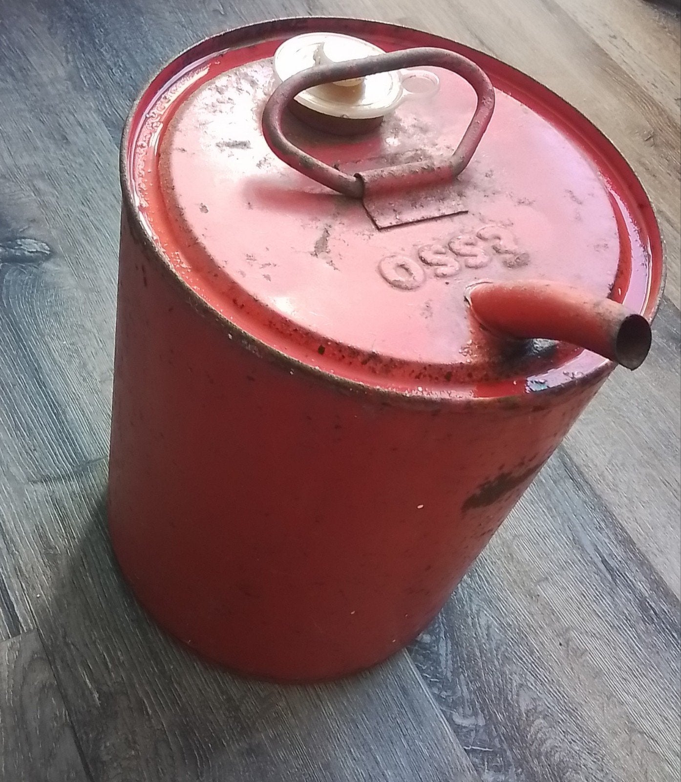 Esso petroleum kan , vat , Pielkenrood, Ophalen of Verzenden