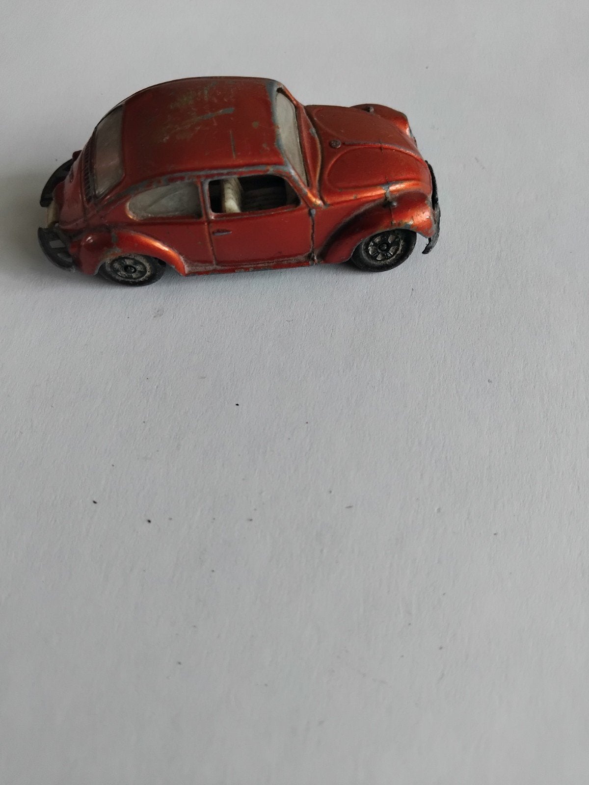 Vintage Matchbox Volkswagen Kever Speelgoedauto Oranje, Ophalen of Verzenden, Gebruikt, Auto
