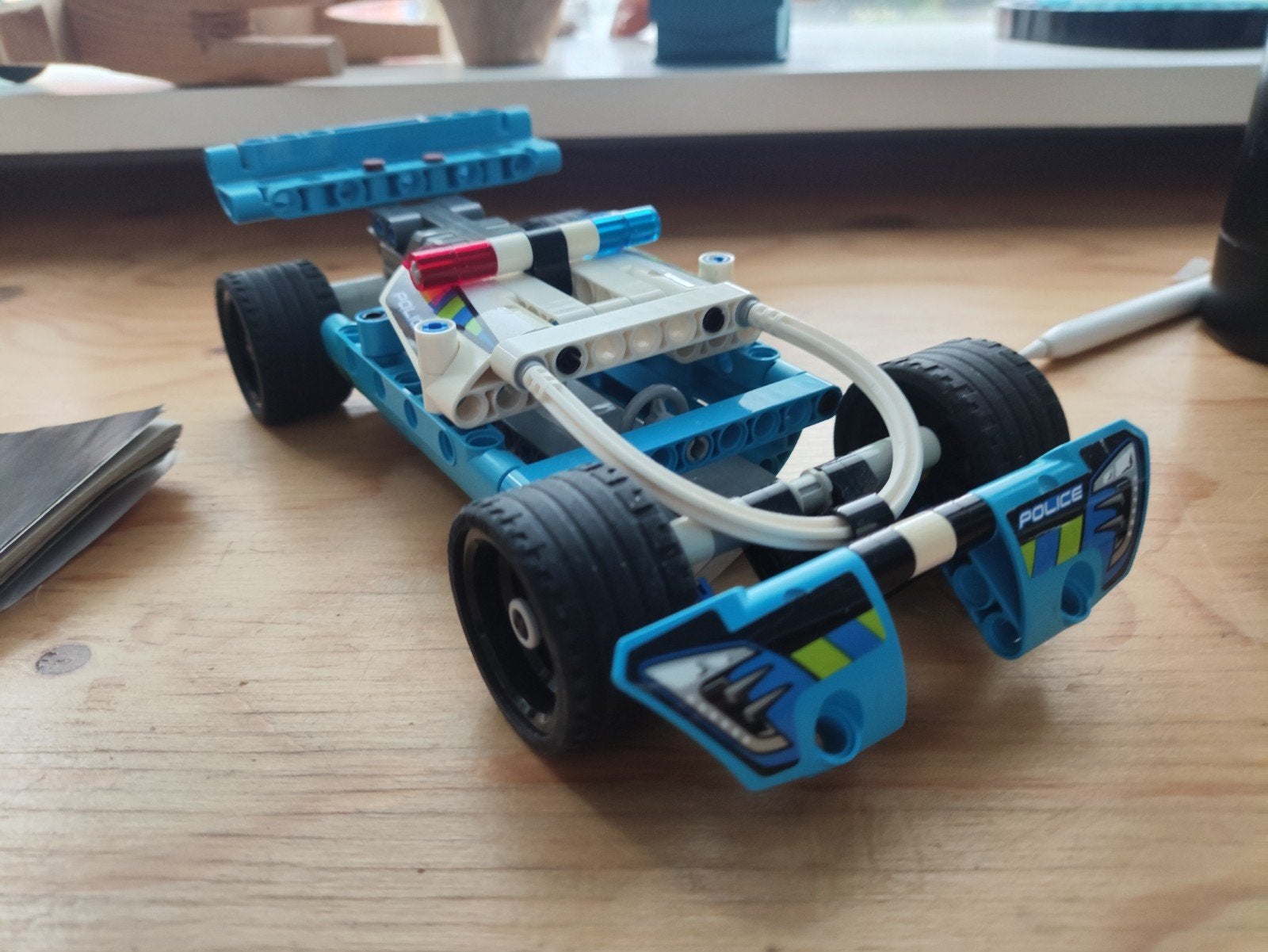 LEGO Technic Politie Achtervolgingsauto 42091, Ophalen of Verzenden, Gebruikt, Overige merken