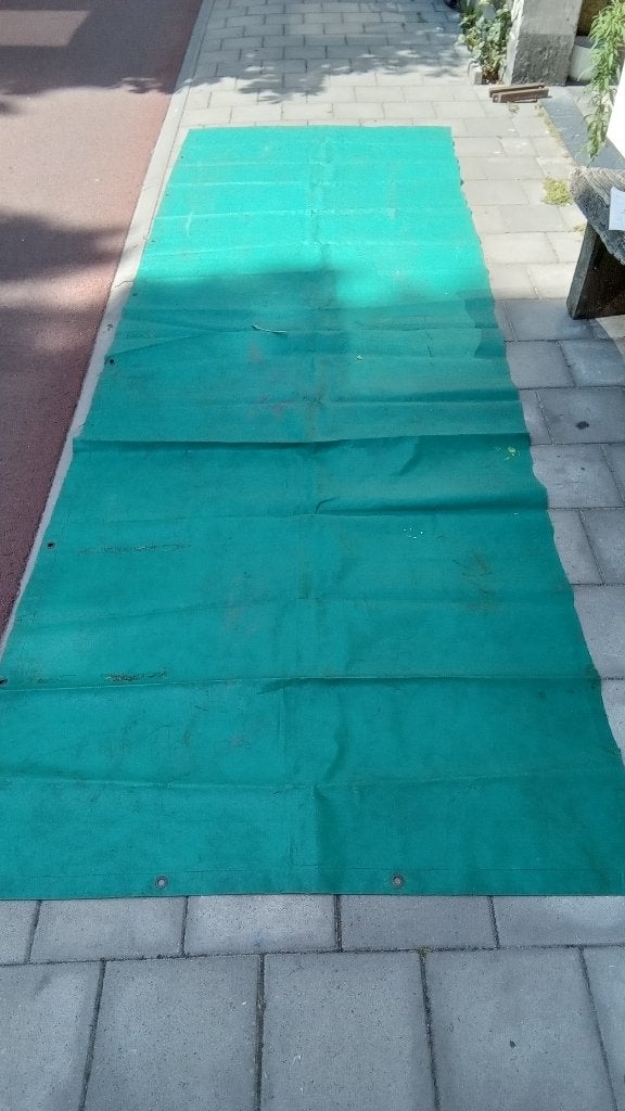 PVC zeildoek, Ophalen, Zo goed als nieuw, Minder dan 5 m², Zeil