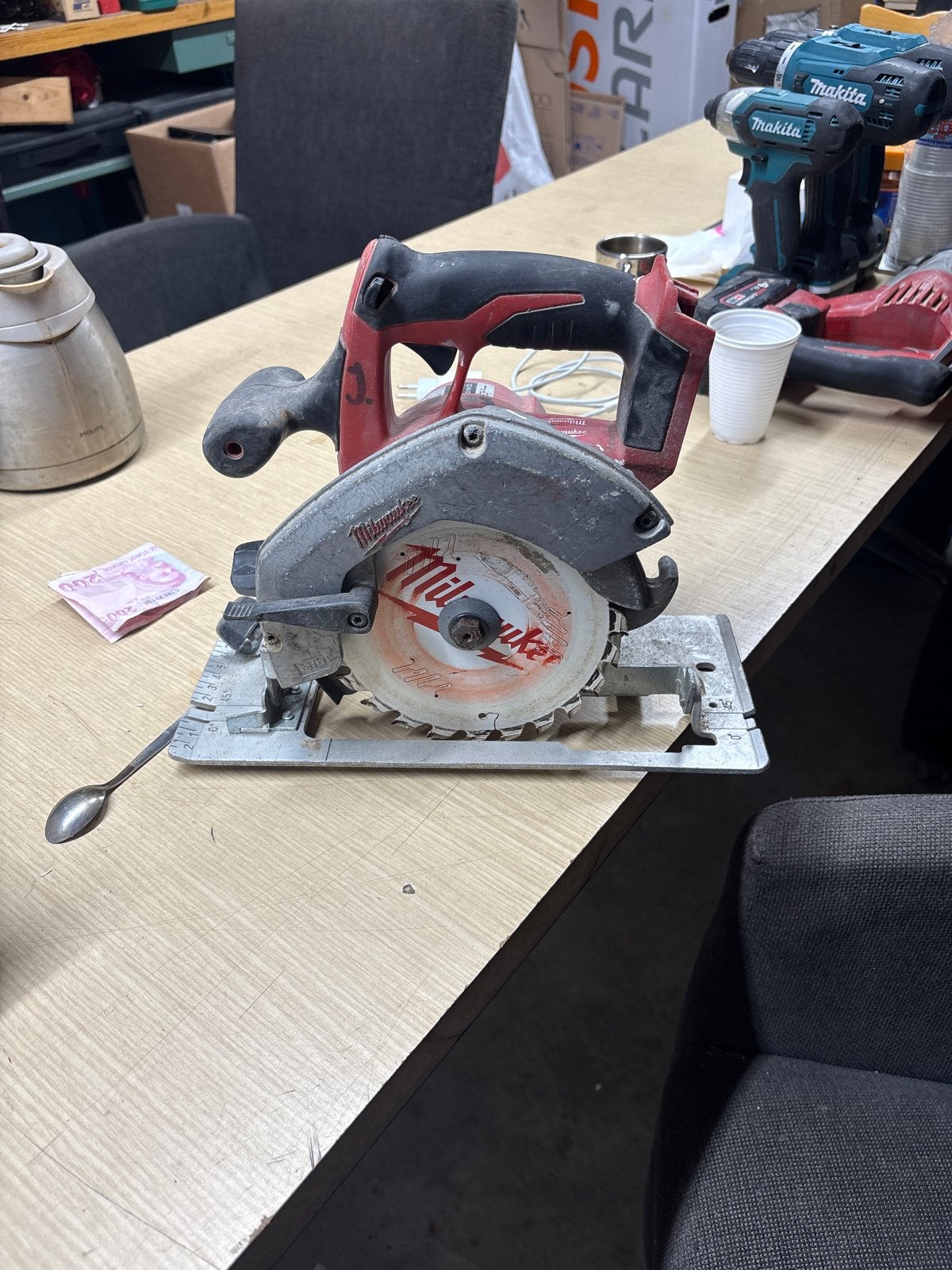 Milwaukee HD18CS Accu Cirkelzaag - Gebruikt