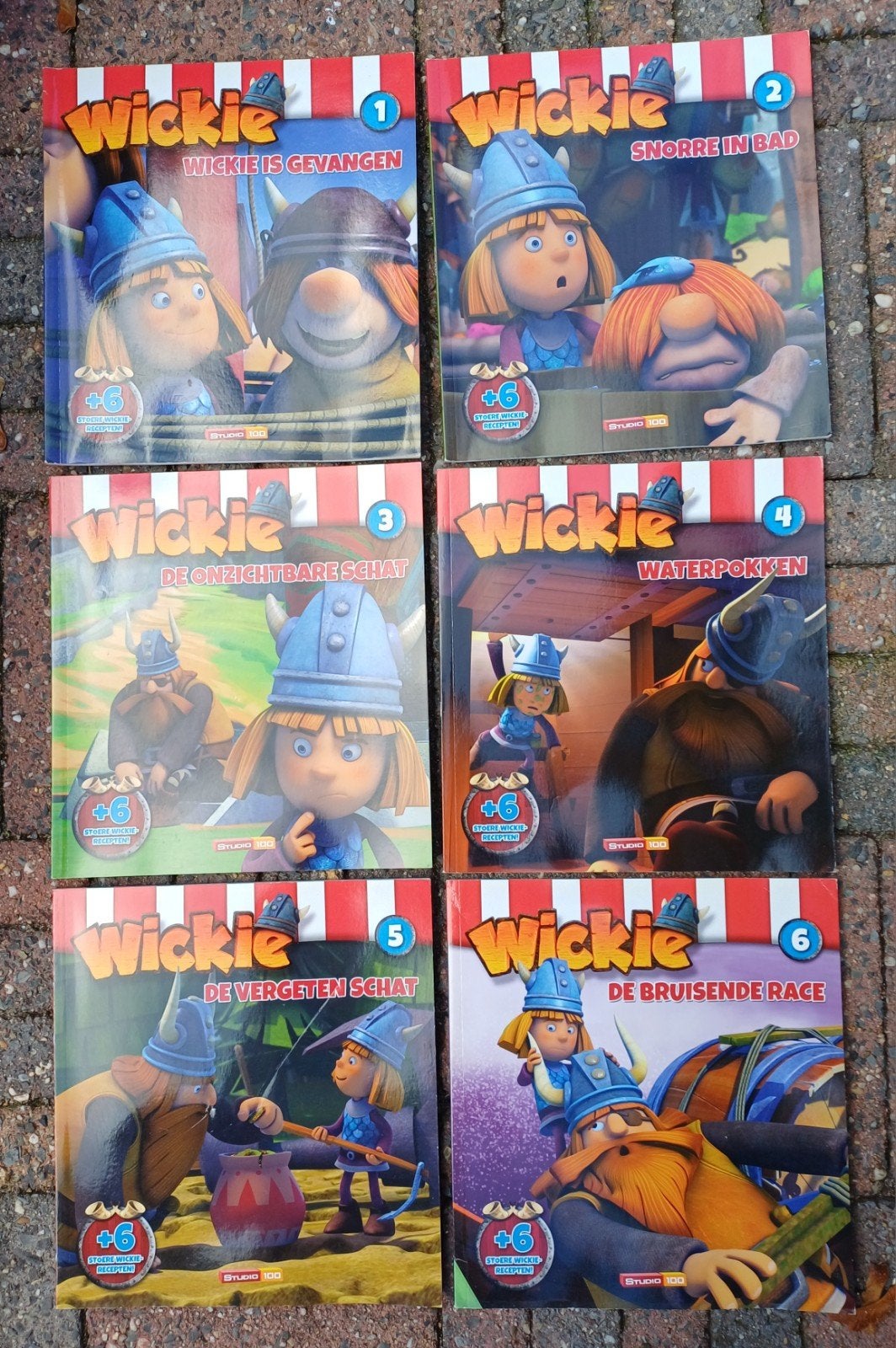 6 x Wickey de Viking boekjes, Boeken, Complete serie of reeks, Ophalen of Verzenden, Nieuw, Europa