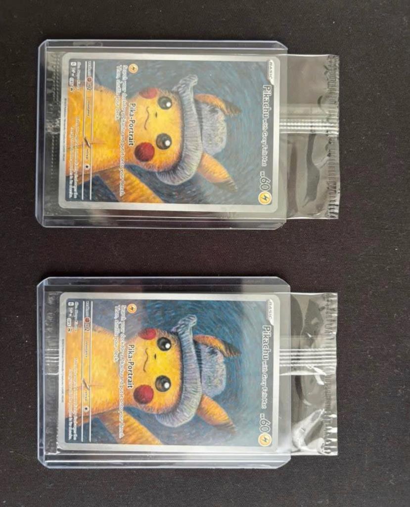 Pokemon pikachu van gogh sealed 2 stuks, Hobby en Vrije tijd, Verzamelkaartspellen | Pokémon, Ophalen of Verzenden, Nieuw, Meerdere kaarten