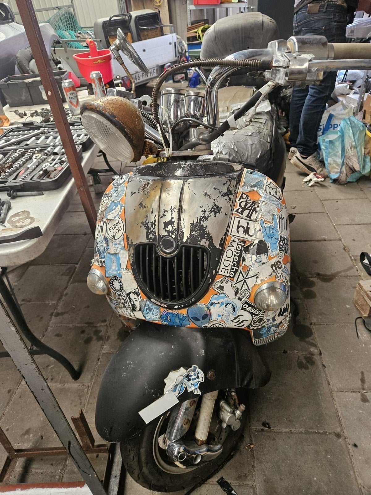 znen scooter snor 50 cc, Gebruikt, Benzine, Ophalen, Overige merken