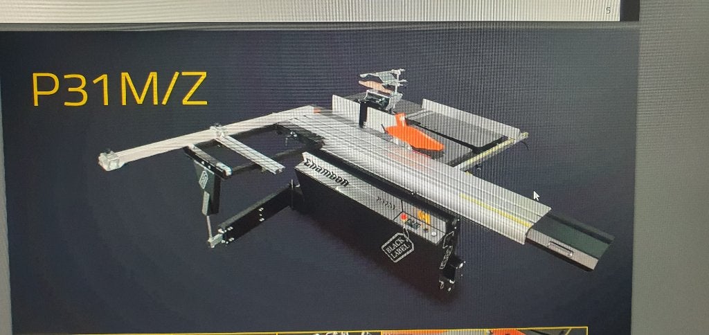 Professionele Chambon; Zaag, schaaf en frees machine P31M/Z, Gebruikt, Cirkelzaag, 70 mm of meer, Ophalen of Verzenden