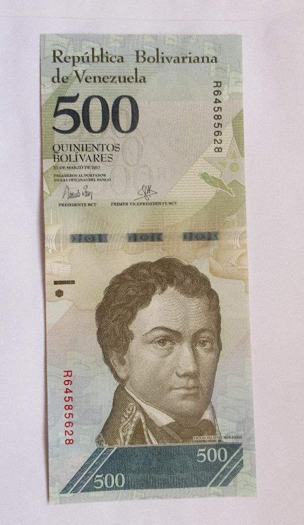 Venezuela 500 Bolívares    2017, Verzenden, Zuid-Amerika