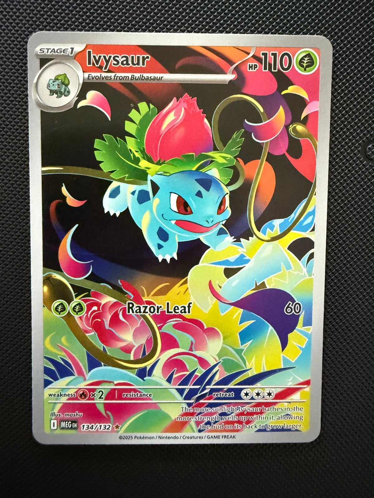 Ivysaur 134/132 Pokemonkaart, Ophalen, Zo goed als nieuw, Losse kaart