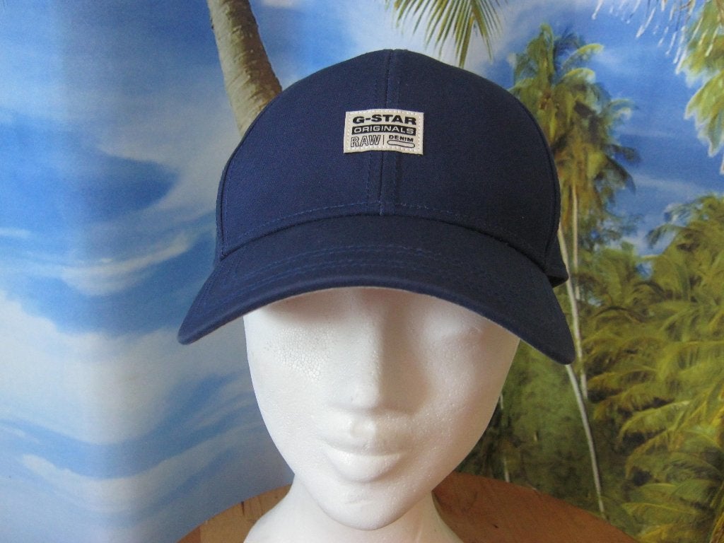 blauwe pet G-Star originals raw denim base ball cap, G-Star Raw, Pet, Gedragen, One size fits all