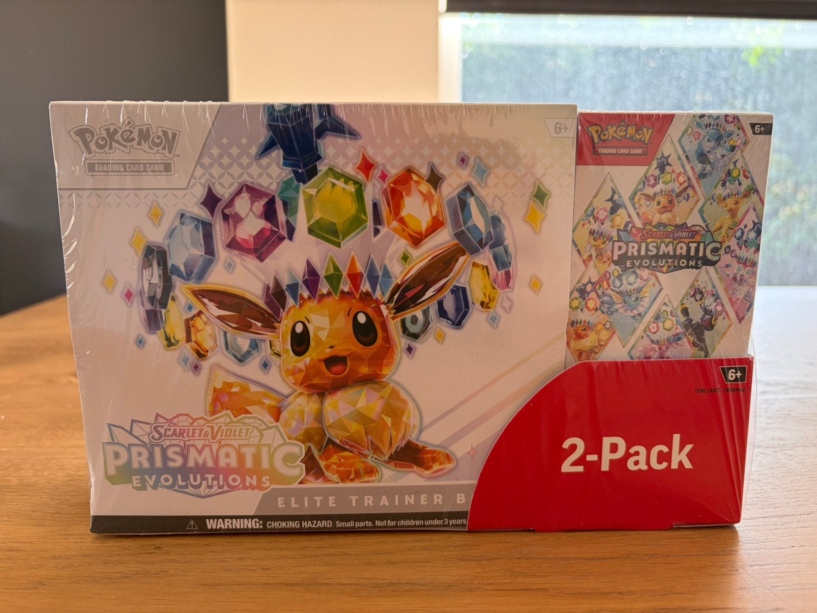 Prismatic Evolutions PRE Costco 2 pack ETB + Booster Bundle, Ophalen of Verzenden, Nieuw, Overige typen