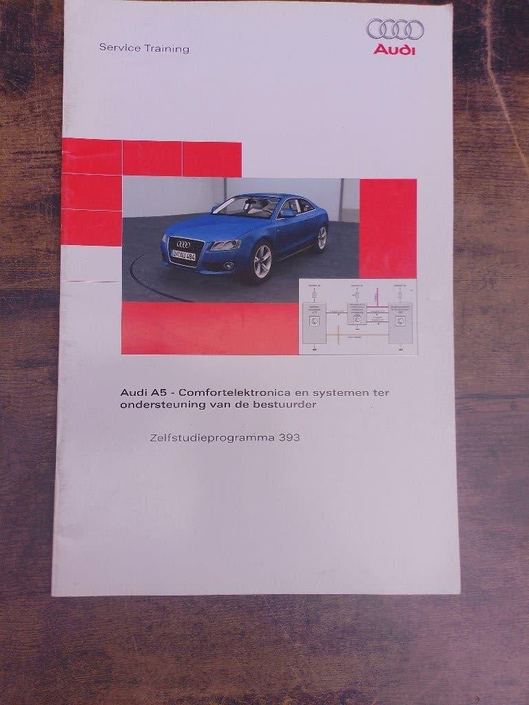 Dealer boek Audi A5 Comfortelektronica systemen Zelfstudie, Boeken, Ophalen of Verzenden, Gelezen, Audi